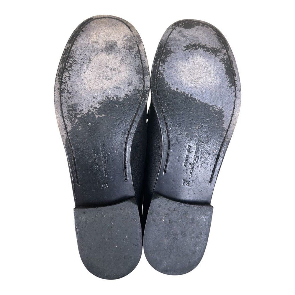 Salvatore Ferragamo Rolo Moccasin Loafers Reversible Gancini Buckle Size 7.5C - Picture 11 of 12